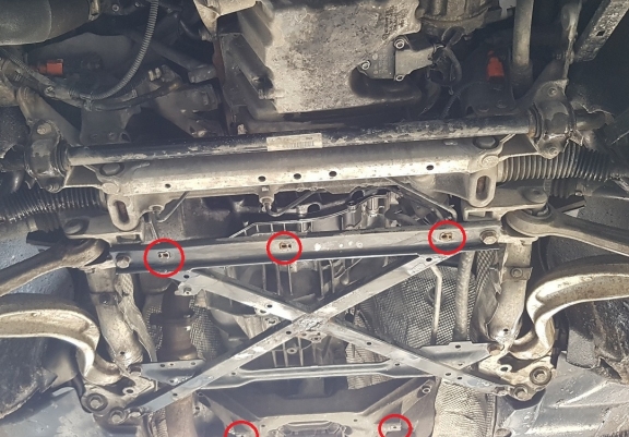  Protetor de caixa de velocidades de aço  Audi A5