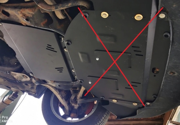  Protetor de caixa de velocidades automática de aço VW Passat B5, B5.5