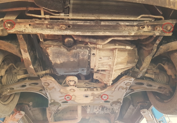 Protetor de Carter de aço Renault Trafic 2 