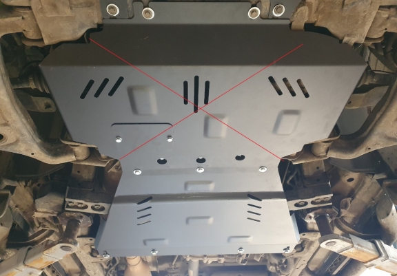  Protetor de caixa de velocidades de aço e guarda caso de transferência Mercedes X-Class W470