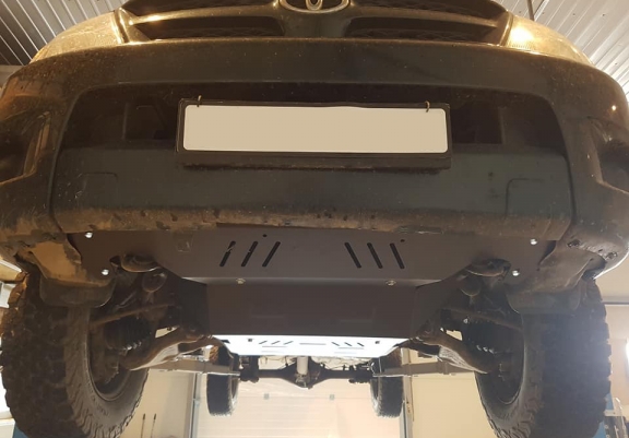 Protetor de aço para caixa de engrenagens e filtro de partículas Toyota Hilux 