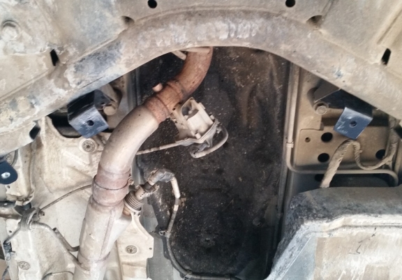 Protetor de Carter de aço the protection of the Stop&Go system Mercedes V-Classe W447, 4x2, 1.6 D