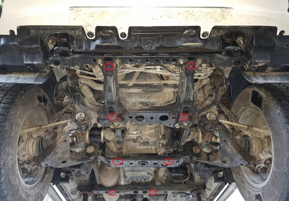 Protetor de Carter de aço Toyota Hilux Revo