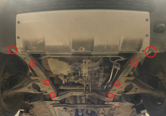 Protetor de Carter de alumínio Dacia Duster