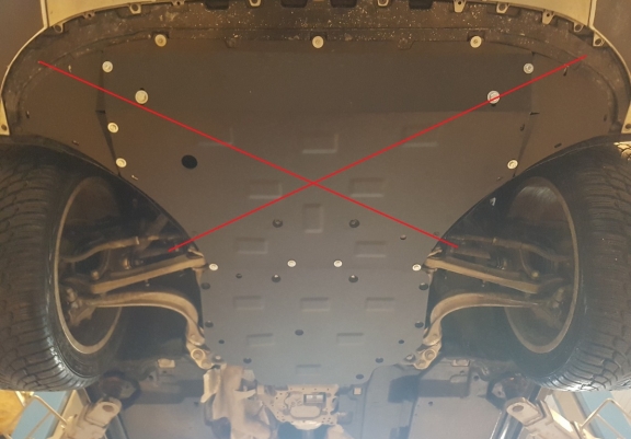  Protetor de caixa de velocidades de aço  VW Touareg