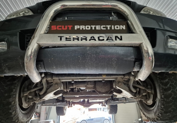  Protetor de caixa de velocidades de aço Hyundai Terracan