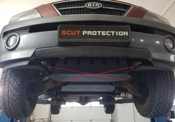  Protetor de caixa de velocidades de aço  Kia Sorento
