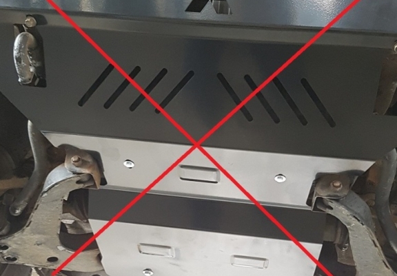  Protetor de caixa de velocidades de aço  Mitsubishi Pajero 3 (V60, V70)