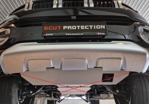  Protetor de  caso de transferência de alumínio Baic Beijing BJ60