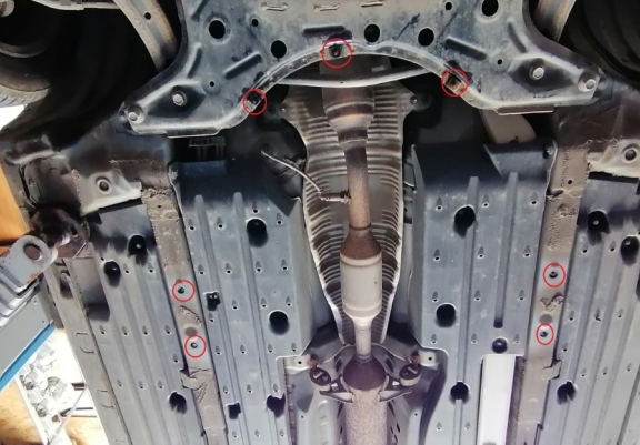 Protetor de conversor catalítico/cat lock Toyota Corolla Verso