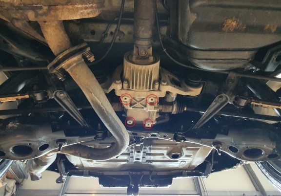  Protetor diferencial de aço  Toyota RAV 4