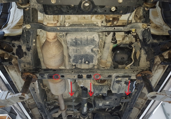  Protetor diferencial de aço  Toyota Hilux Revo