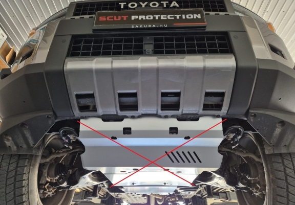 Protetor de caixa de velocidades de alumínio Toyota Land Cruiser 250