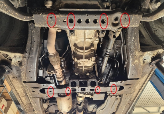  Protetor de caixa de velocidades de aço Isuzu D-Max