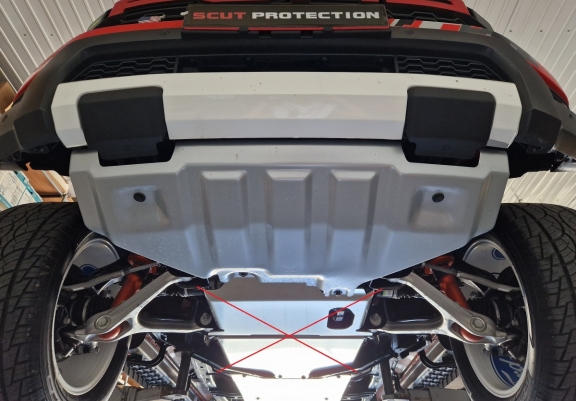 Protetor  para caixa de transferência Ford Ranger Raptor- Alumínio