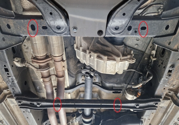 Protetor  para caixa de transferência Ford Ranger Raptor- Alumínio