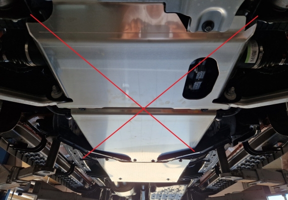 Protetor  para caixa de transferência Ford Ranger Raptor- Alumínio