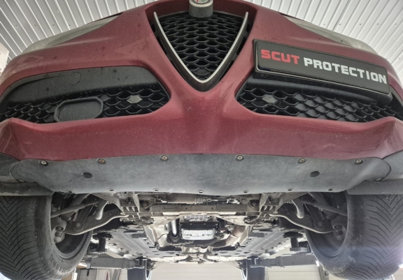 Protetor de Carter de alumínio Alfa Romeo Stelvio