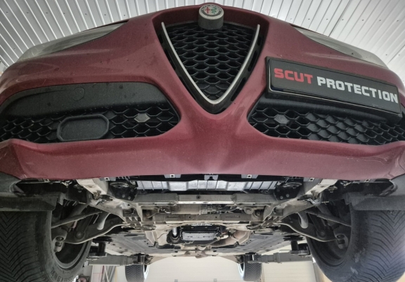 Protetor de Carter de alumínio Alfa Romeo Stelvio