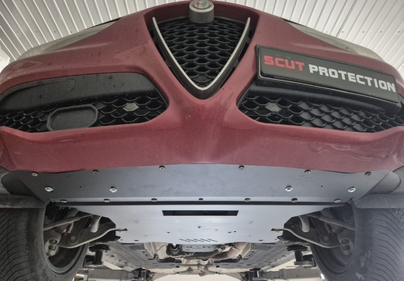 Protetor de Carter de alumínio Alfa Romeo Stelvio