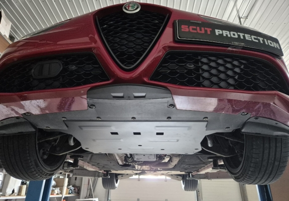 Protetor de Carter de aço Alfa Romeo Giulia