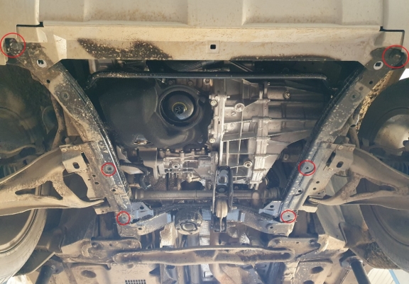 Protetor de Carter de alumínio Dacia Duster