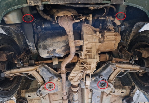 Protetor de Carter de aço Fiat Panda 4x4