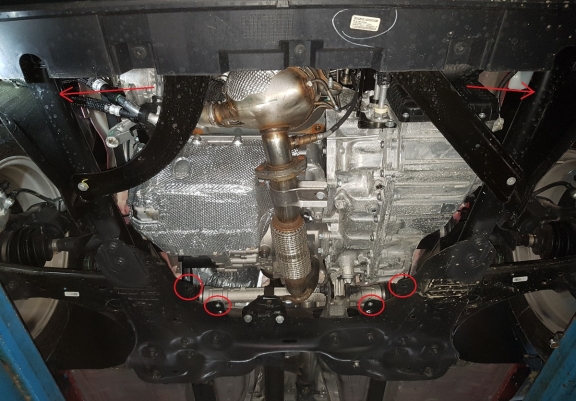 Protetor de Carter de aço Fiat 500x