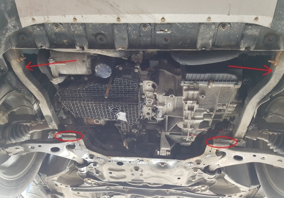 Protetor de Carter de aço Ford Kuga