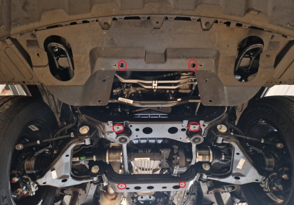 Protetor de Carter de aço Jac T8