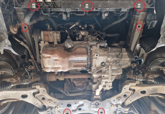 Protetor de Carter de aço Mazda 3