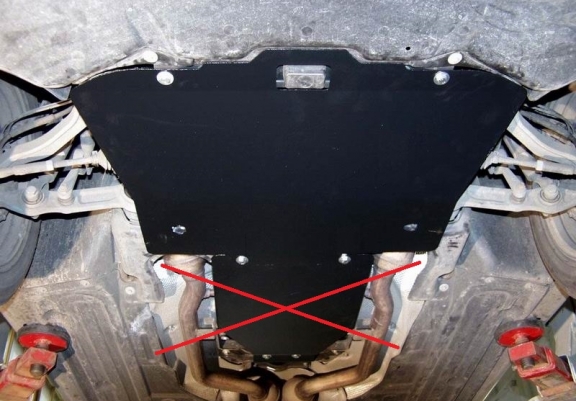 Protetor de Carter de aço Mercedes E-Classe W211