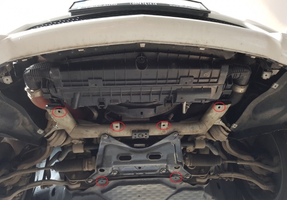 Protetor de Carter de aço Mercedes E-Classe W212