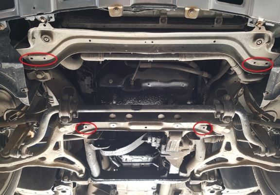 Protetor de Carter de aço Mercedes ML W164