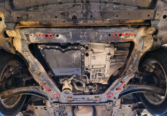 Protetor de Carter de aço Renault Koleos - Vers 2.0