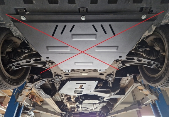 Protetor de conversor catalítico/cat lock Opel Movano B 