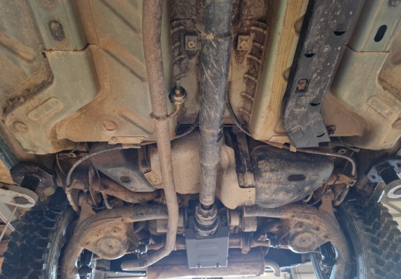  Protetor diferencial de aço Fiat Panda 4x4