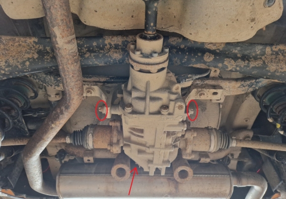  Protetor diferencial de aço Fiat Panda 4x4