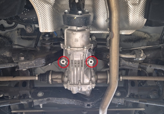 Protetor diferencial de aço Dacia Bigster 4x4