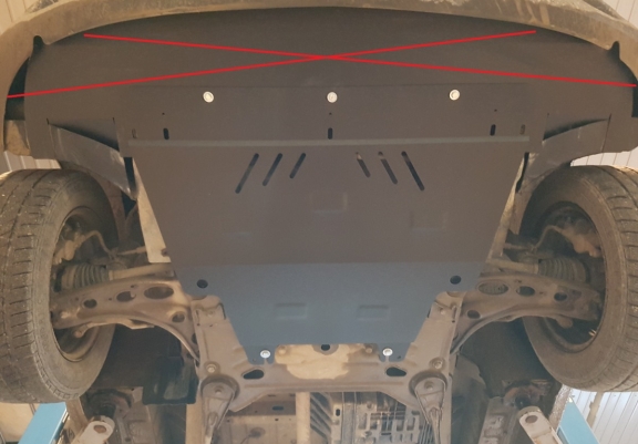 Protetor de Carter de aço Renault Trafic 2 