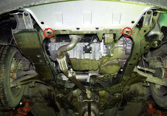 Protetor de Carter de aço Opel Vectra C