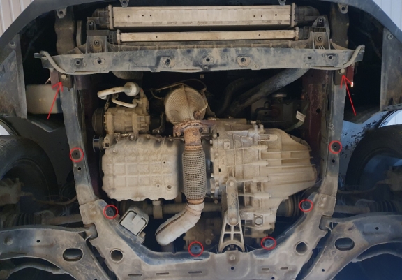 Protetor de Carter de aço SsangYong Tivoli