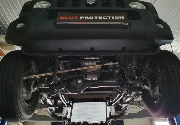  Protetor de  caso de transferência de aço   Suzuki Jimny - modelo de 3 portas