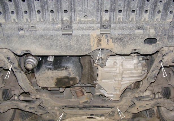 Protetor de Carter de aço Toyota Avensis