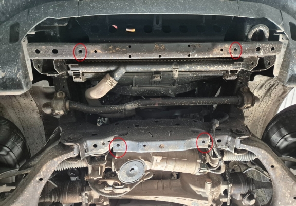 Protetor de aço para radiador Isuzu D-Max