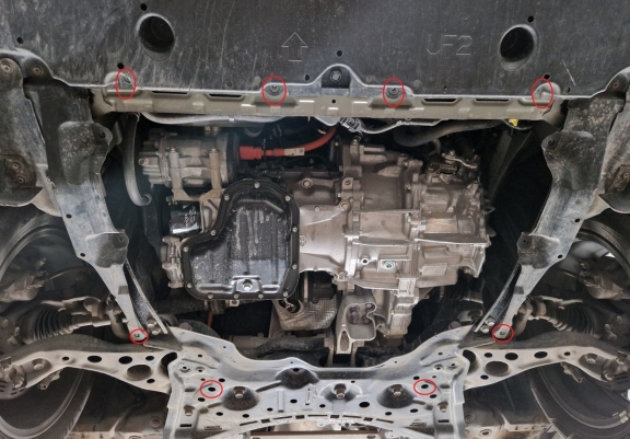 Protetor de Carter de aço Toyota Corolla Cross