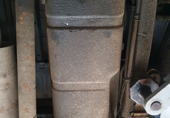 Protetor de aço para o tanque de combustível Fiat Fullback