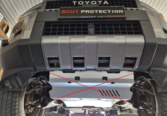 Protetor de Carter de alumínio Toyota Land Cruiser 250