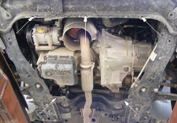 Protetor de Carter de aço Citroen Jumpy