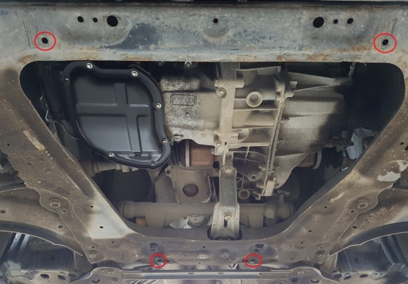 Protetor de Carter de aço Nissan Pulsar